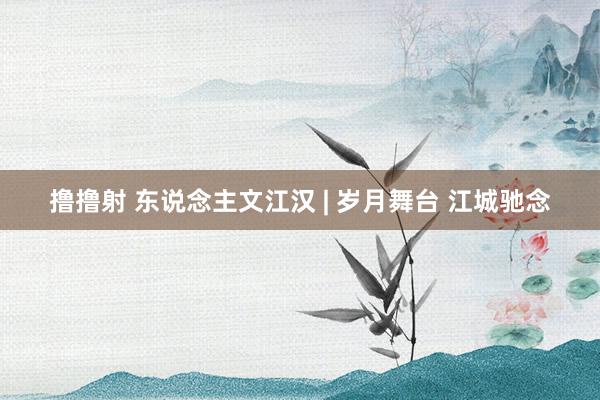 撸撸射 东说念主文江汉 | 岁月舞台 江城驰念