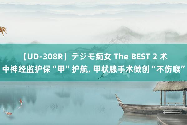 【UD-308R】デジモ痴女 The BEST 2 术中神经监护保“甲”护航， 甲状腺手术微创“不伤喉”