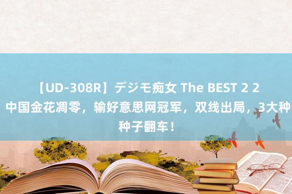 【UD-308R】デジモ痴女 The BEST 2 2个4-6！中国金花凋零，输好意思网冠军，双线出局，3大种子翻车！