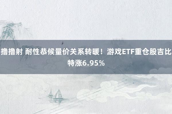 撸撸射 耐性恭候量价关系转暖！游戏ETF重仓股吉比特涨6.95%