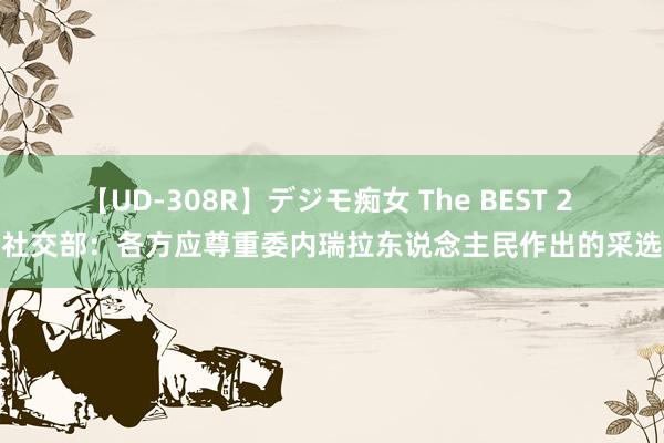 【UD-308R】デジモ痴女 The BEST 2 社交部：各方应尊重委内瑞拉东说念主民作出的采选