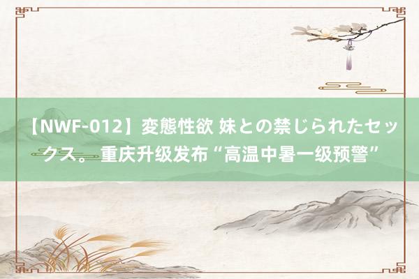 【NWF-012】変態性欲 妹との禁じられたセックス。 重庆升级发布“高温中暑一级预警”