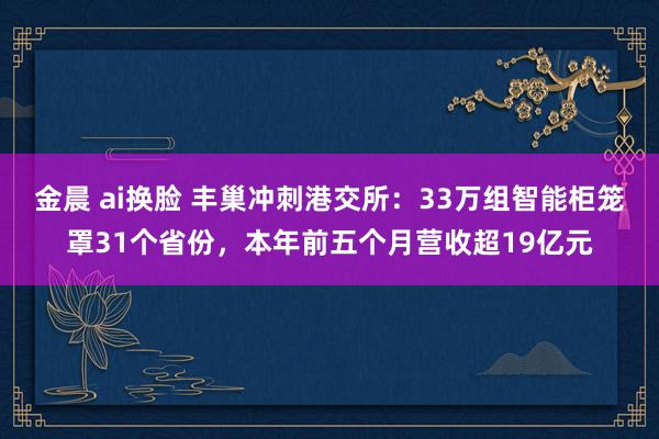 金晨 ai换脸 丰巢冲刺港交所：33万组智能柜笼罩31个省份，本年前五个月营收超19亿元