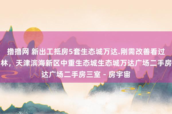 撸撸网 新出工抵房5套生态城万达.刚需改善看过来可看实体园林，天津滨海新区中重生态城生态城万达广场二手房三室 - 房宇宙